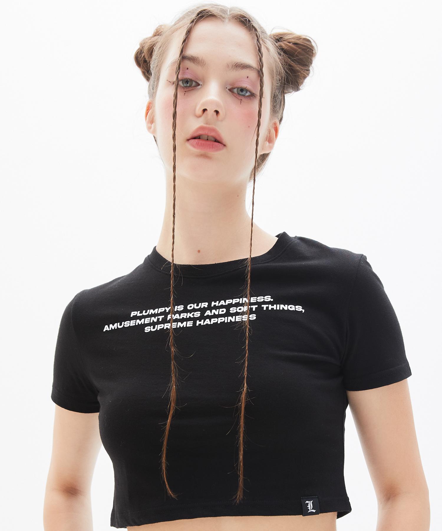 Love Is True Py Lettering Tee(Black) Black/Free