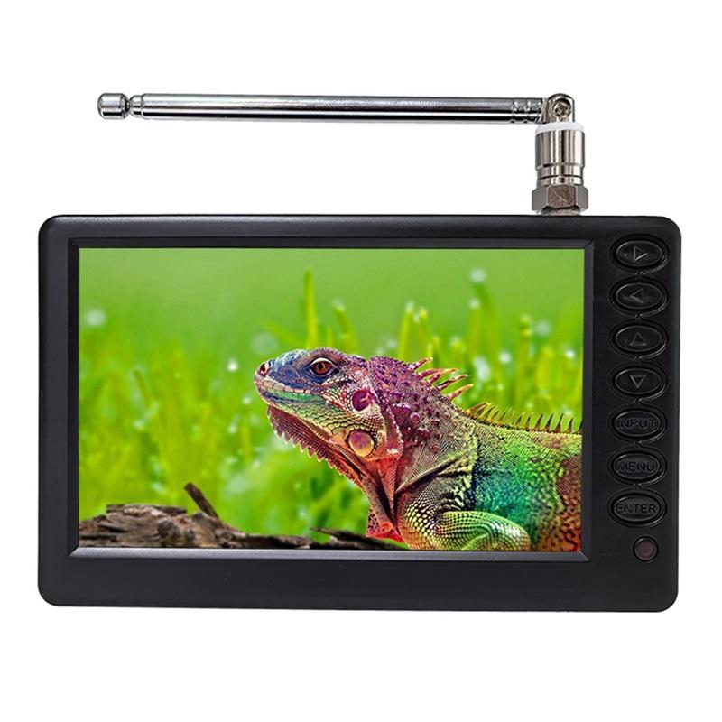 5-Inch portable digital TV, ultra-thin car home LCD TV used in foreign countries