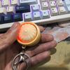 Led Aesthetic Bun Keyring Glow In Dark Realistic Food Squishy Creative Edc Fidget Clicker Trendy Bag Ornament Gift