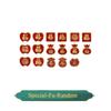 No punching Spring Festival Bathroom Door Kitchen Fu Word Towel Hanger Hook Coat Hook Home Decor
