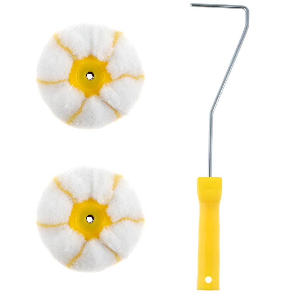 Corner Paint Roller Kit Efficient Drywall Corner Roller Tool Corner Edger Paint Roller Easy To Clean Corner Painting Tool