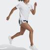 Adidas Solid Color Logo Breathable Round Neck Short Sleeve T-Shirt Women Tops White HL1454