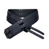 Embossed PU Leather Belt Renassance Medieval Buckle Belt Viking Wide Belt Norse Cosplay Belt Halloween Men Costume