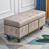 Shoe Changing Stool Rectangular Storage Stools Multifunctional Aesthetic Stool Luxury Long Sofa Stools Living Room Furniture