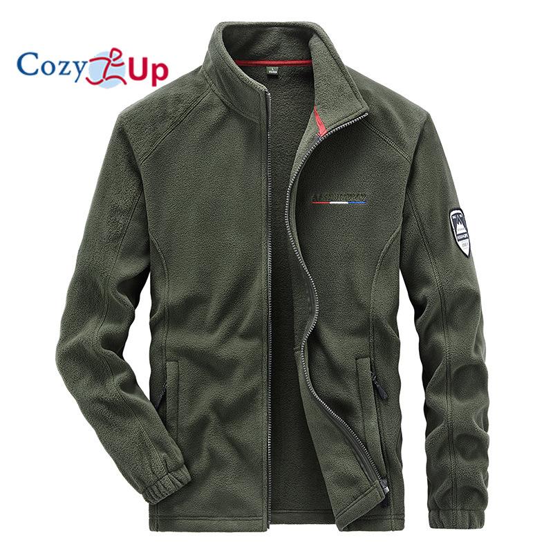 Cozy Up Men's Fleece Lined Softshell Jackets Color Water Resistant Windbreaker Winter Snow Coat Hooded