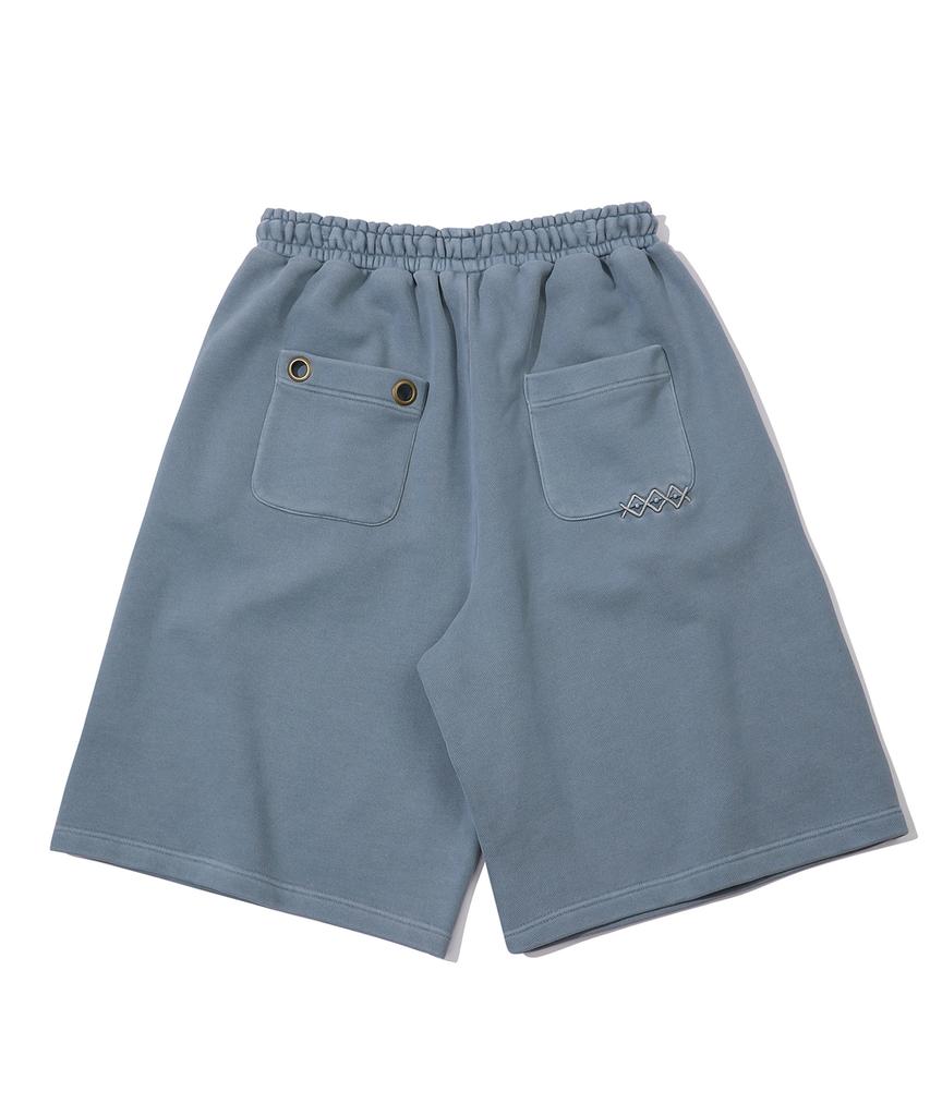 MAINBOOTH Haze Sweat Shorts(Ash Blue)