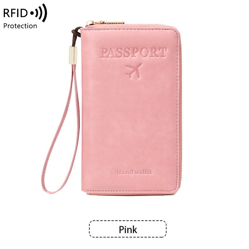 2024 Diebstahlsichere RFID Reisepass- und Dokumentenorganisator Geldbörse