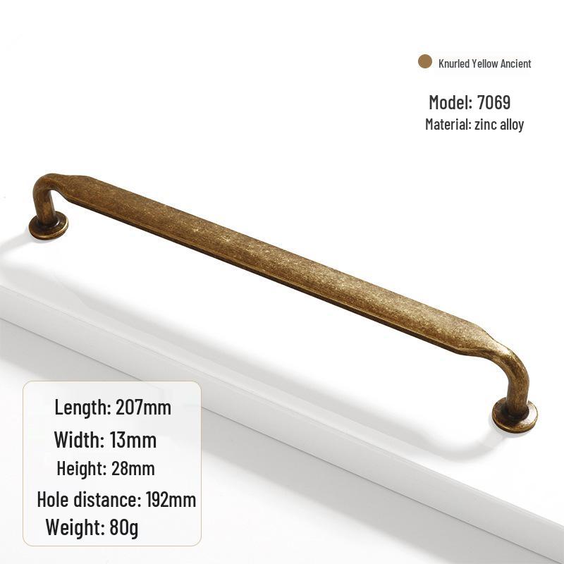 Modern Zinc Alloy Cabinet and Drawer Handle - Furniture Hardware Accessory