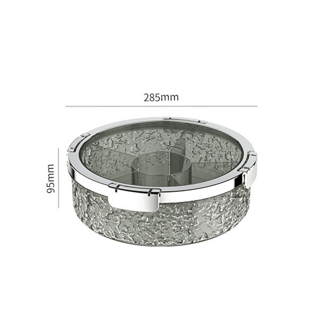 Snack Tray Food Tableware Set PET Divided Serving Tray New Spice Storage Container  Home