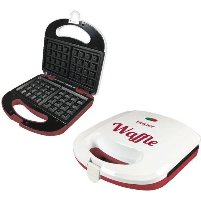 BEPER BT.602H Gaufrier électrique Waffle - Blanc