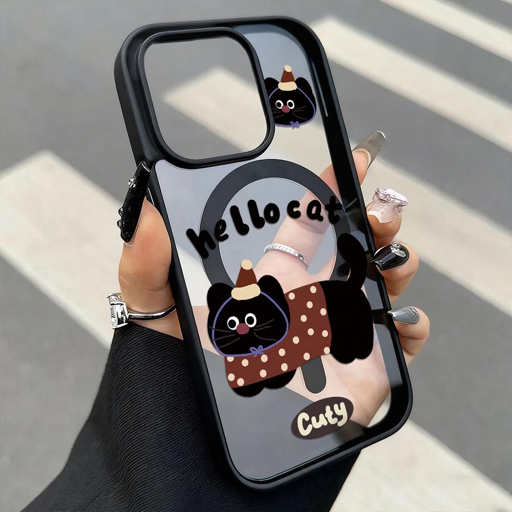 

Magnetic Phone Case for iPhone 11 12 17 14 15 Pro Max 15 14 16 Pro13 14 15 16 Shockproof Case Mag-Safe Magnetic Ring Back Cover iPhone 11