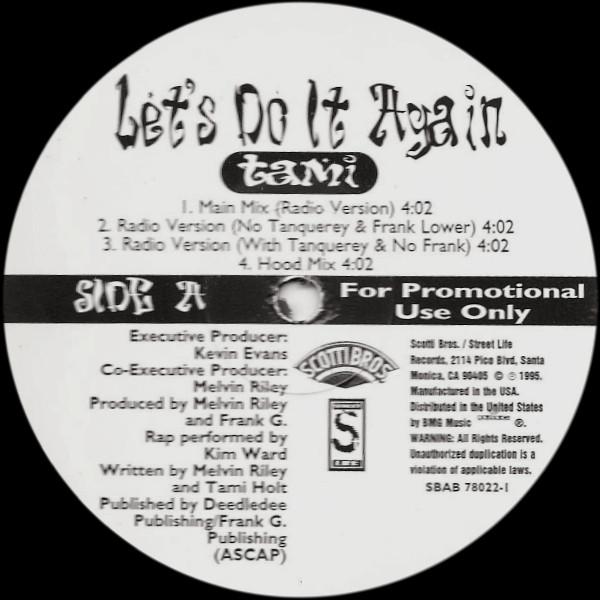 

12inch Record TAMMI - Let s Do It Again SBAB780221 Street Life Rec 1995 US Rap & Hip-Hop/R&B Used