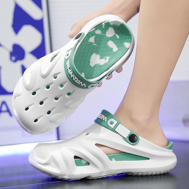 Fashion Men's Summer Shoes Plus Size Shose Boty Panske Home Slippers Men Luxury Designer Sandals Heels Air Cushion Tennis Chossure 2024