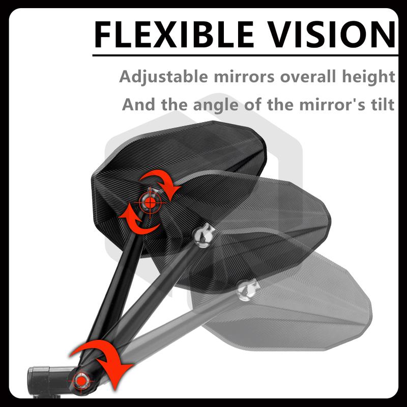 Engraving Rearview Mirror Aluminum Alloy for KAWASAKI ZH2 Z1000 Z900 Z650 Z400 Z900rs Z650rs Anti-glare Motorcycle Accessories