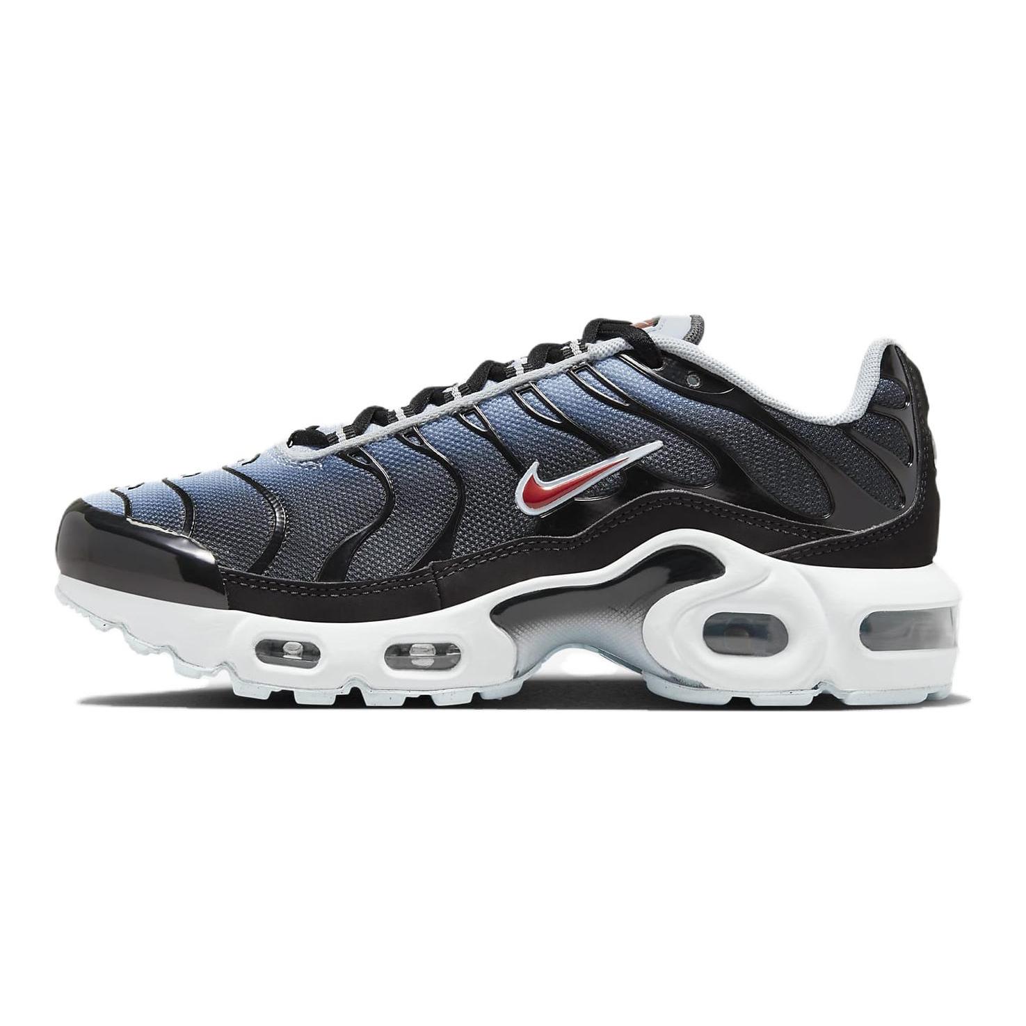 

Новые детские кроссовки Nike Air Max Plus с низким верхом, прочные, дышащие, для бега, черно-синие, для подростков CD0609-023 38.5
