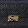 Tory Burch T Monogram Adjustable Strap Leather Crossbody Bag Women Bags Black 160210-001