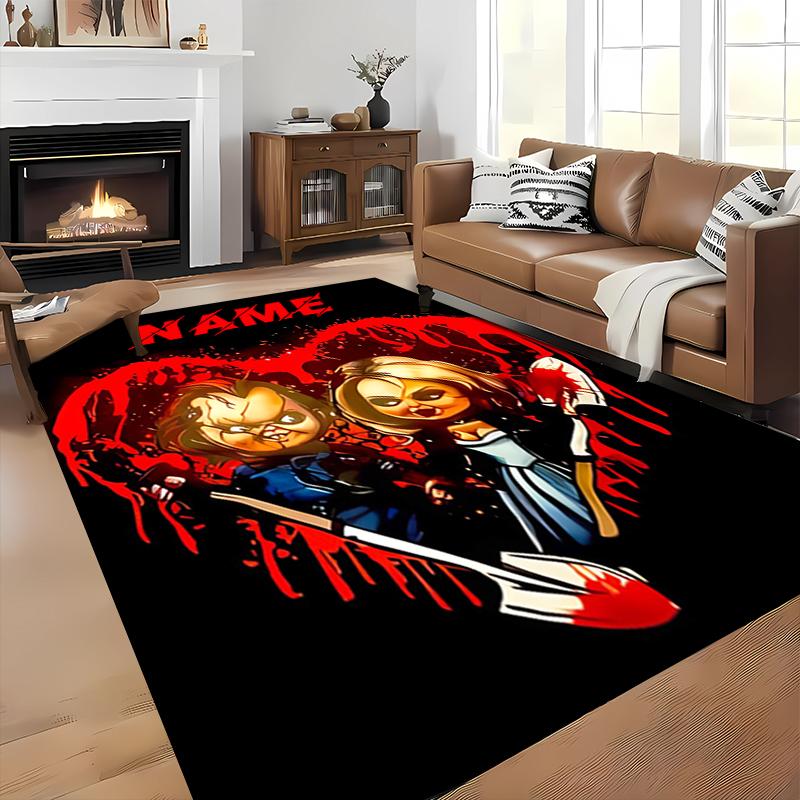 Custom personalization Chucky Area Rug - Perfect For Kitchen, Bathroom,Laundry Room Decor Large Size Available,Gift All Seasons