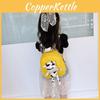 Charming Soft Canvas Cow Backpack Ideal For Boys And Girls Perfect For Day Trips