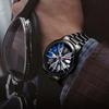 Orologio da Uomo UTHAI H12 Movimento Automatico Design Ruota d'Auto Orologio Non Meccanico Quarzo Cinturino in Acciaio Orologio da Uomo alla Moda