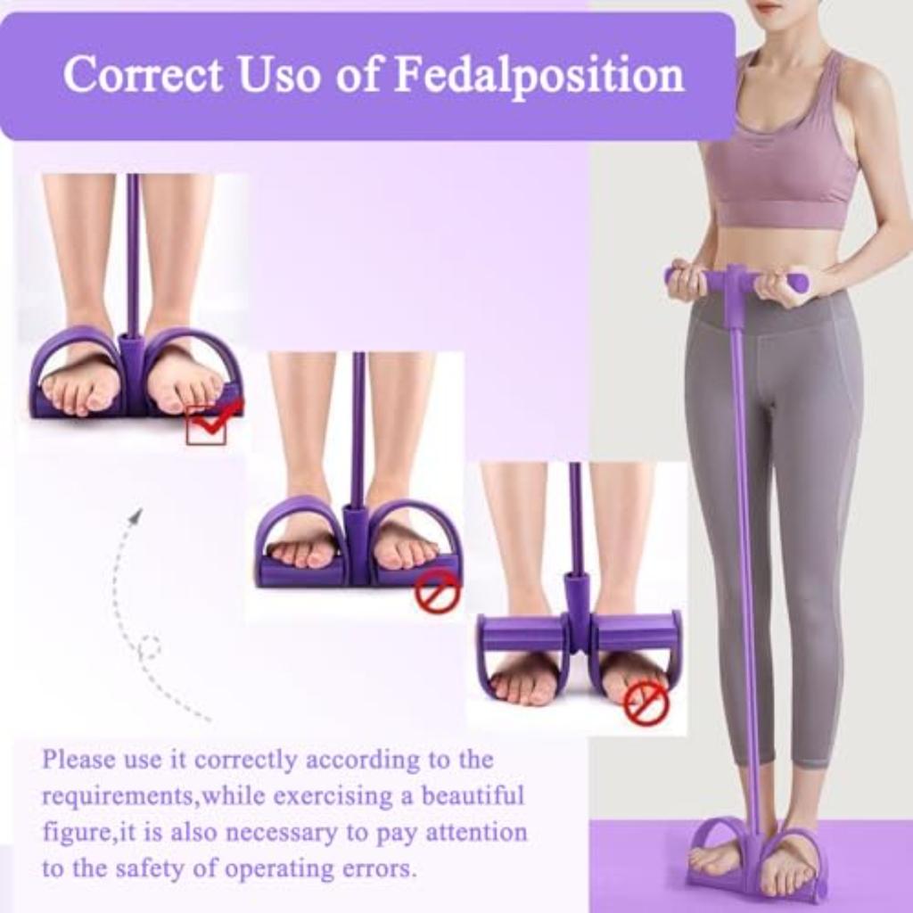6 Tube Elastic Yoga Resistance Bands, Full Body Workout, Abdominal Waist Arm Leg Slimming Stretch, Durable Fitness Equipment