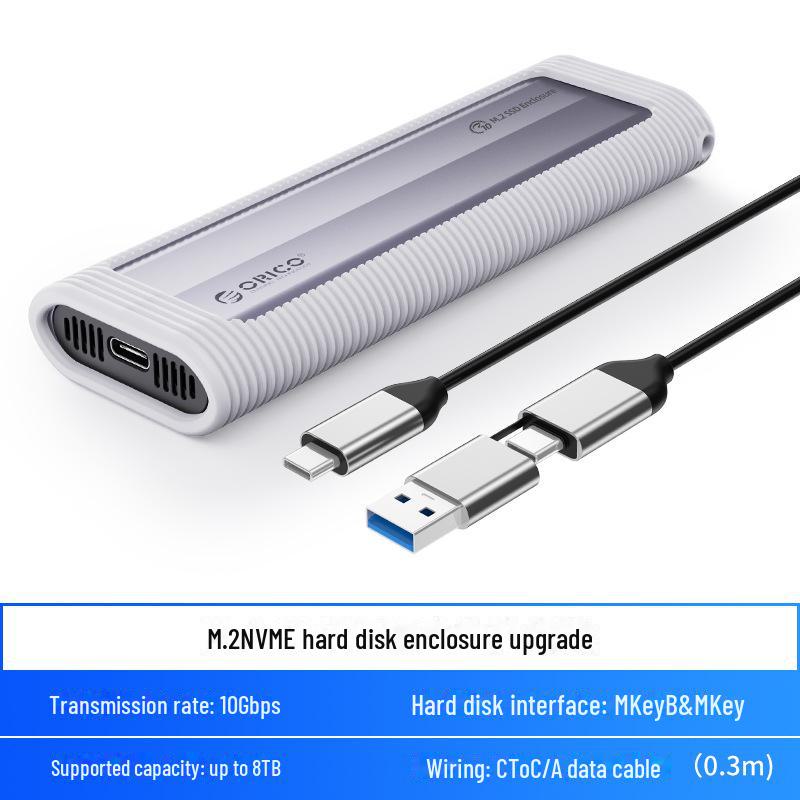 Orico Type-C 3.2 M.2 NVMe SSD Enclosure for Laptop & Mobile Devices