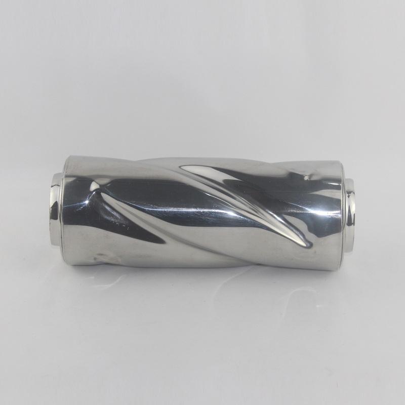 Universal Modified Stainless Steel Exhaust Pipe  Automobile Exhaust Muffler Spiral Exhaust Pipe In the Drum