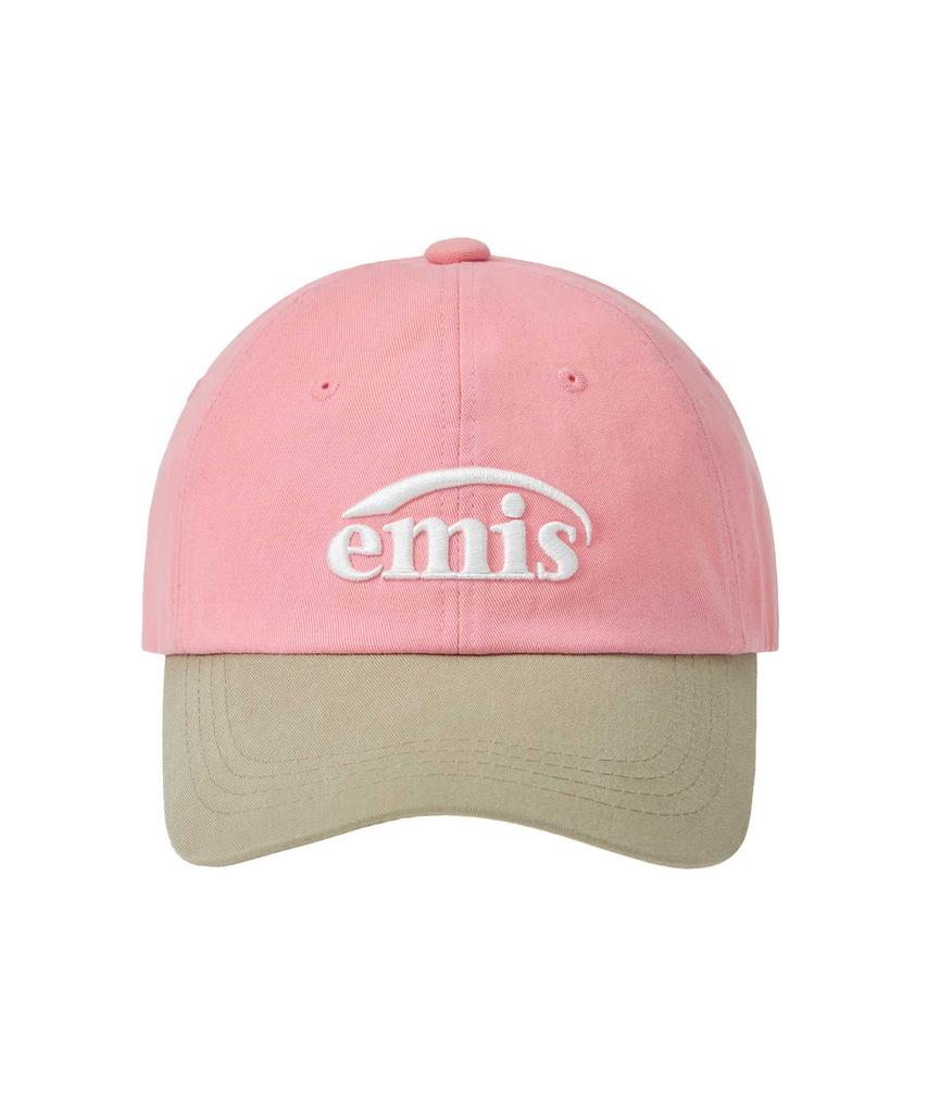 Imiseu New Logo Mix Ball Cap(Renewal)-Beige/Pink
