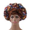 Extra Large Satin Bonnet Long Tail African Style Print Bonnets For Women Shower Cap Womans Hats Hair Bonnet For Sleeping