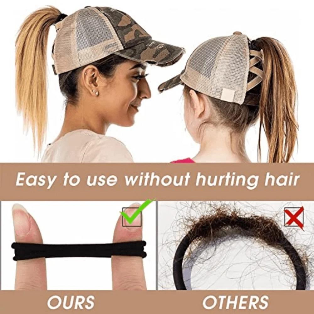 20-Pack Ultra-Soft Plush Hair Ties – High-Elasticity, Minimalist Solid Color Hair Elastics with Towel-Like Texture