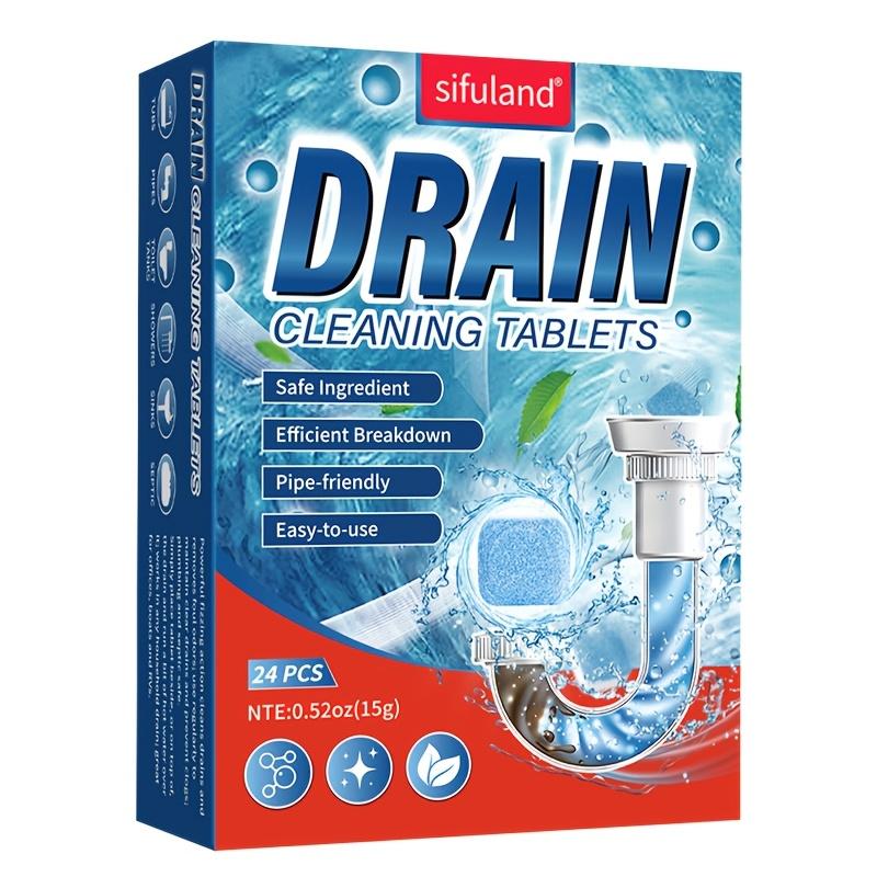 

24 Pack Sewer Foaming Tablets Suitable for Bathrooms,Toilets and Kitchen Pipe Cleaning Safe and Effective Home Cleaning Solution 1 Pcs