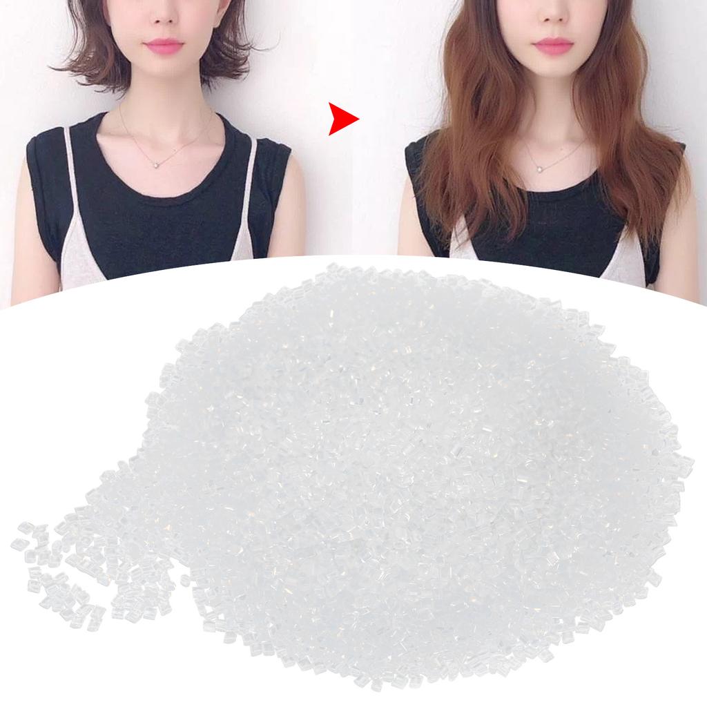 Transparent Hair Extension Keratin Granule Hot Fusion Extension Glue Bead Accessory 100g