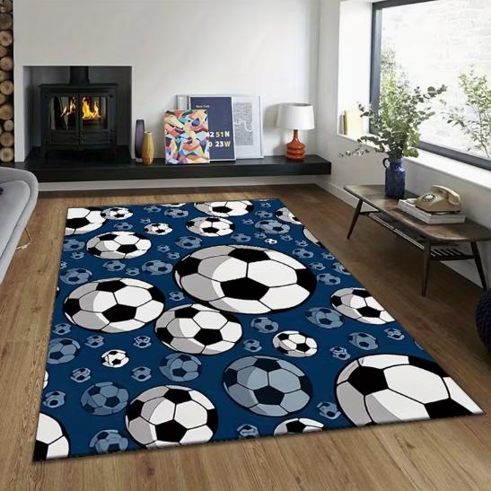 

Living Room Floor Mat Blackboard Chalkfootball Floor Mat Welcome Mat Kitchen Hallway Living Room Bedroom Laundry Room Carpets 40x60cm