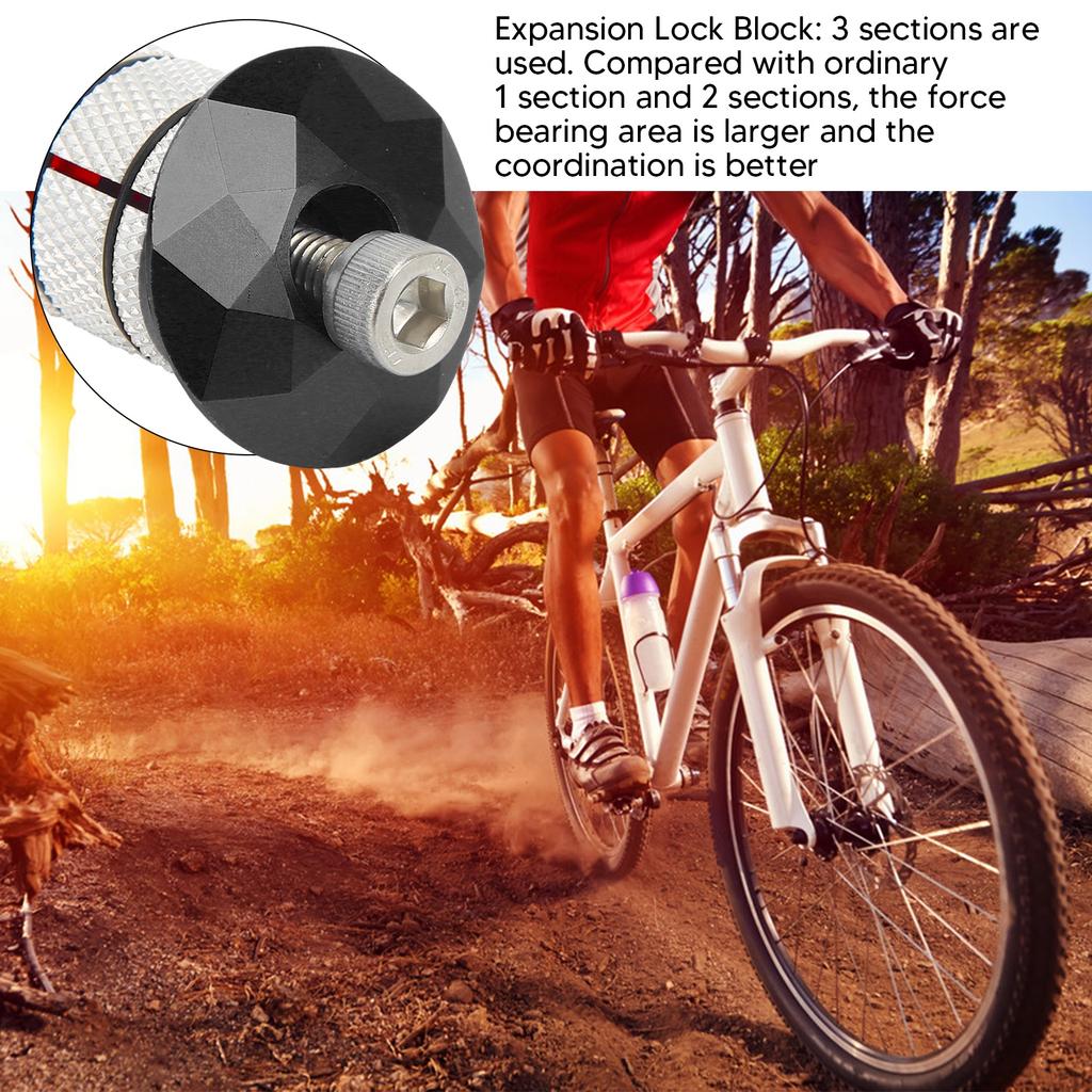 Bike Headset Expander Stem Top   Aluminum Alloy Compression Plug Star Nut Mountain Road Bike Expansion   Front Fork Steer