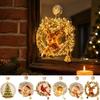 Luci di Natale per Finestre con Ventosa Decorazioni da Appendere per Finestre Decorazioni per Feste in Casa