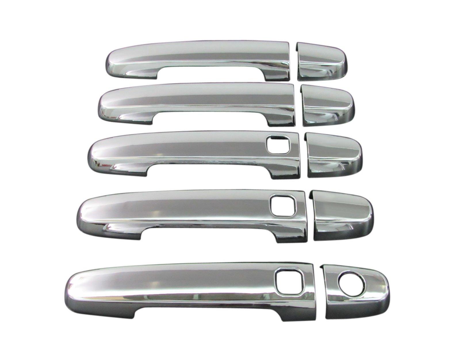 

BRIGHTZ Vanguard 30 Series Chrome Plated Outer Door Handle Cover Knob Full Cover Type Smart Key Compatible 857 [COR-NOBU-FS-A2B3C1D4]