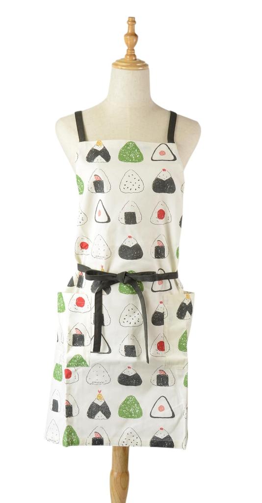 Friends Hill Short Apron Omusubi Ivory