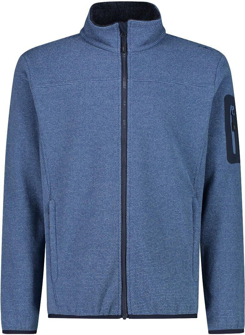 

Куртка мужская CMP Fleece Jacquard-Knit-Tech Jacket (38H2237) Herren-Fleece Jacquard-Knit-Tech mit Rautenmuster bluestone/b. blue 46