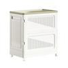 Large Capacity Foldable Storage Box Flip Cover Multipurpose Clothes Storage Basket with Wheels Space Saving
