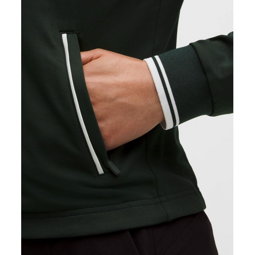 Lululemon Lightweight Uv Protective Golf Jacket Rainforest Green White