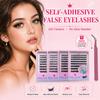 Клейкі Накладні Вії Annie's Beauty Без Клею, Самоклеючі, Для DIY, Індивідуальні Пучки 8мм-16мм, 120 Пучків, Макіяж