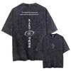 Y2k Acid Washed T Shirt Men Vintage Cotton T-shirts Harajuku Gothic Streetwear Soft Tees Girl Loose Fashion Print Tops Unisex
