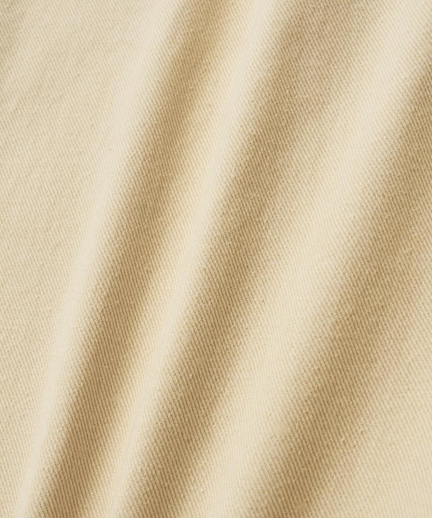 Noir For Woman Cotton Loose Flare Pants (Pale Yellow)
