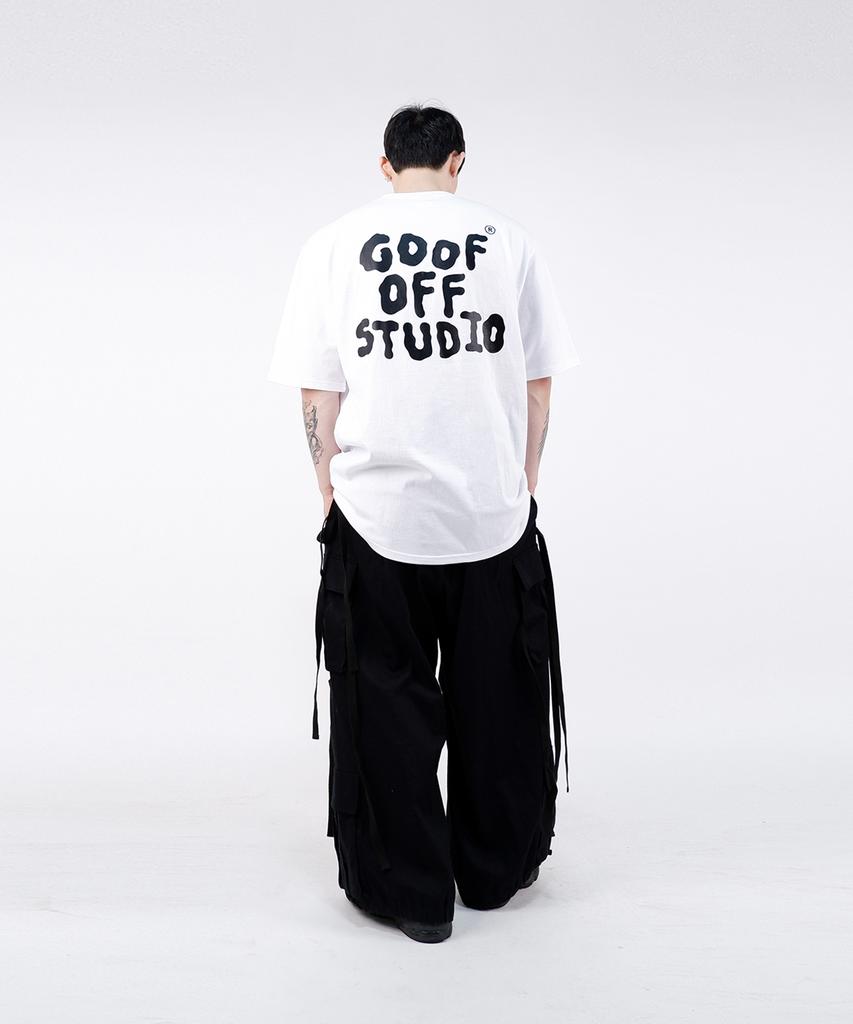Gupeuopeuseutyudio Gofs Main Logo T-Shirt White (Black)