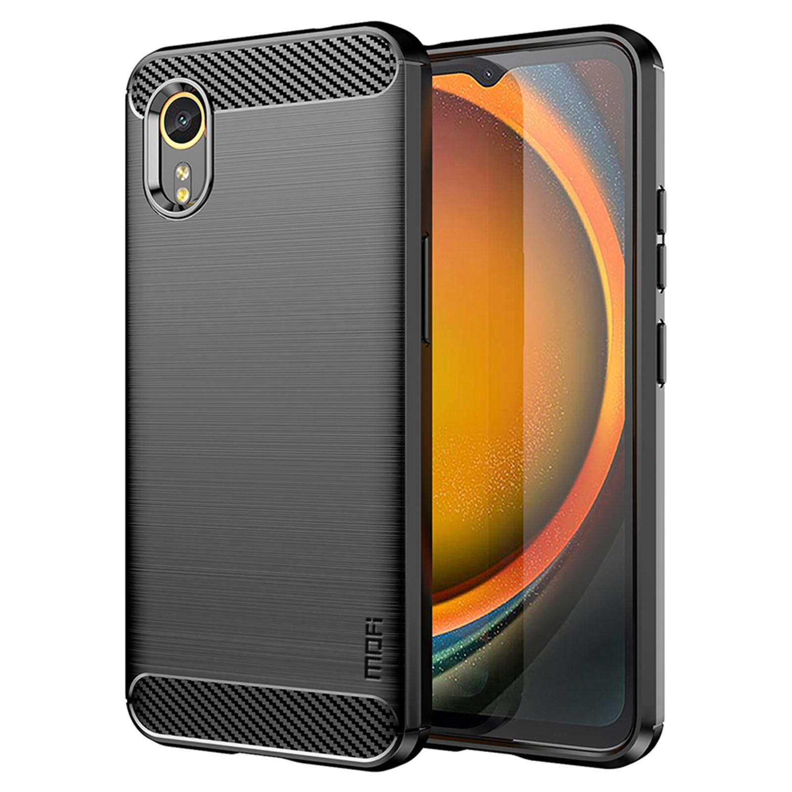 

MOFI JK TPU Series-1 For Samsung Galaxy Xcover7 Case Brushed Flexible Phone Cover Black