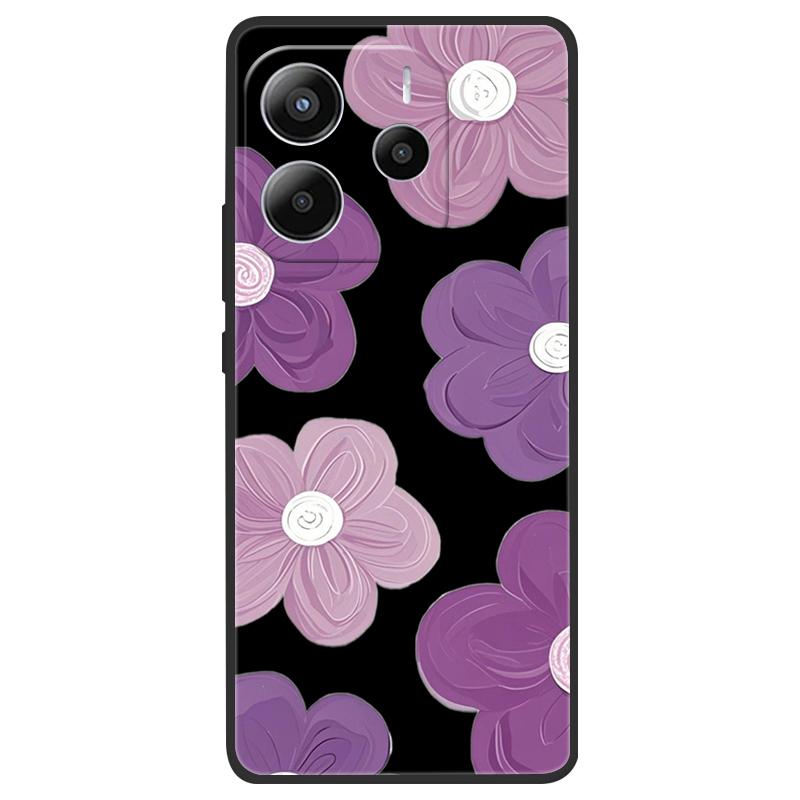 For Xiaomi Redmi Note 14 5G Case Soft TPU Marble Silicone Phone Cover for Coque Redmi Note 14 5G Global Cases Black Bumper Funda