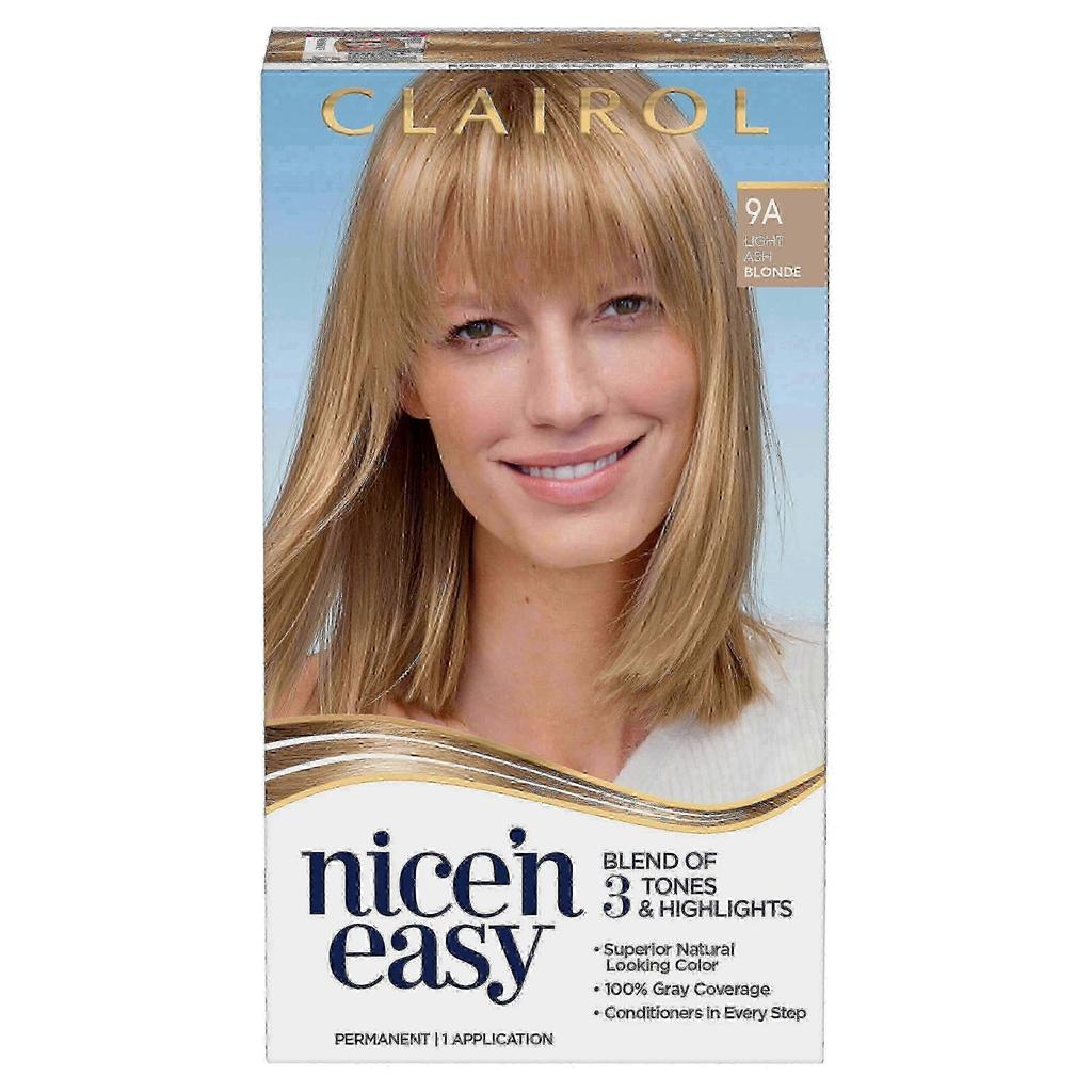 Clairol Nice 'n Easy Biondo Cenere Chiaro #9a - Kit Colore per Capelli da Casa