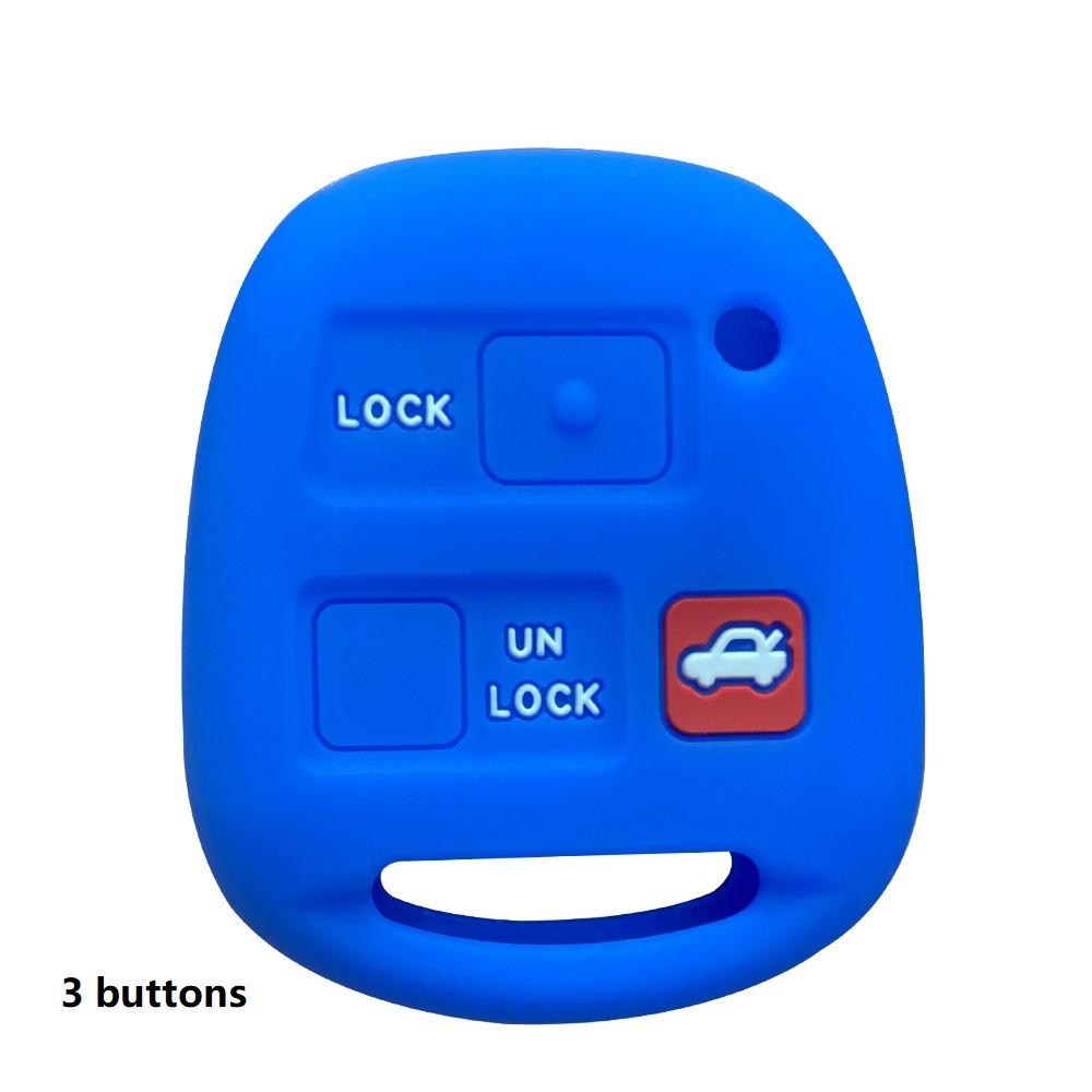 Car Key Fob Cover Case for Toyota Avensis Yaris Camry 30 RAV4 Land Cruiser 120 Prado Corolla Land Cruiser for Lexus RX 330 Is200