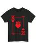 König Herz Kartenkostüm Spielkarten T-Shirt