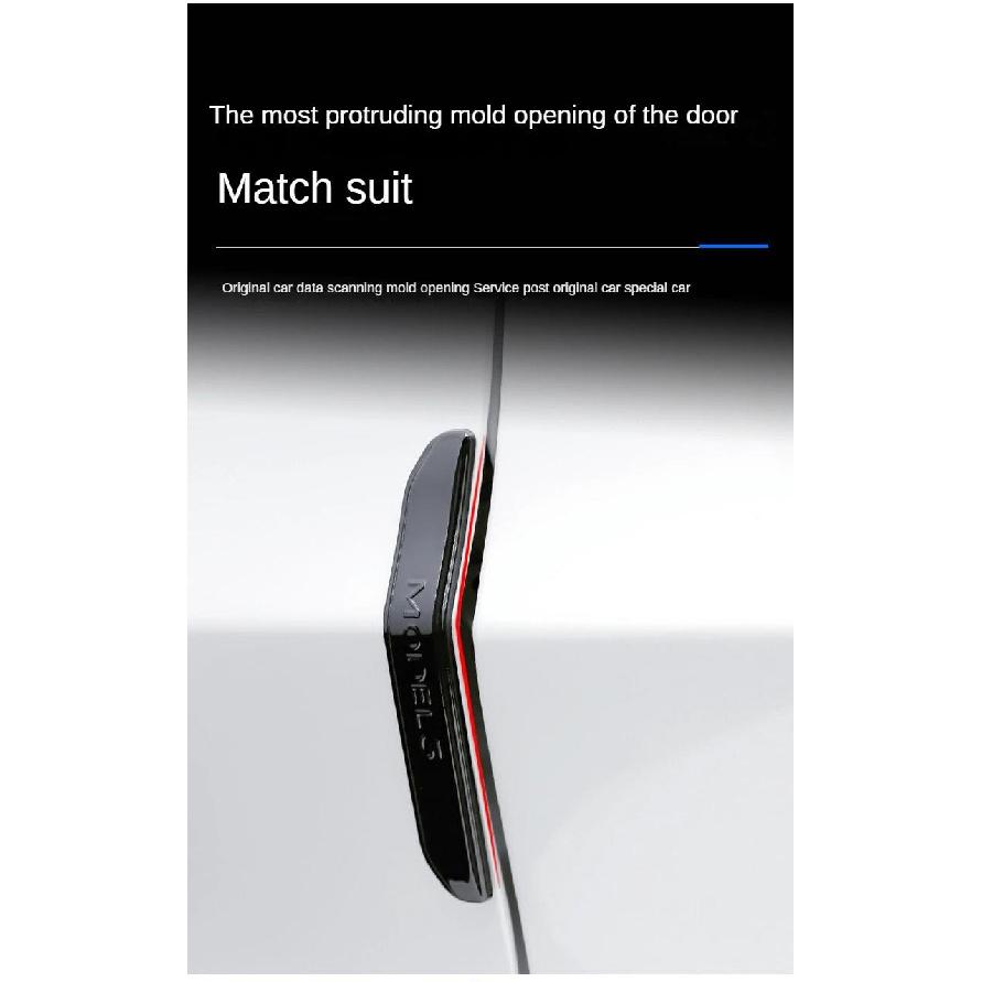 For Tesla Model Y Juniper 2025 Door Protector Strip Anti-Collision Model 3 Door Side Edge Protection Sticker Guard Accessories Interior Mirrors 6