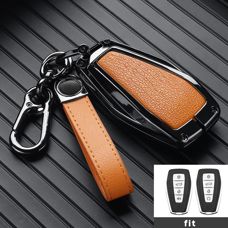 Colorful Zinc Alloy for Geely Coolray 2024 X6 Emgrand Global Hawk GX7 Monjaro Smart Remote Car Key Case Cover Fob Accessories